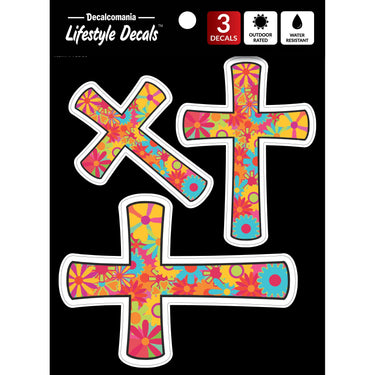 Retro Flower Cross